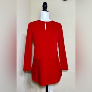 Ralph Lauren Classy Tunic in Deep Red Size Small